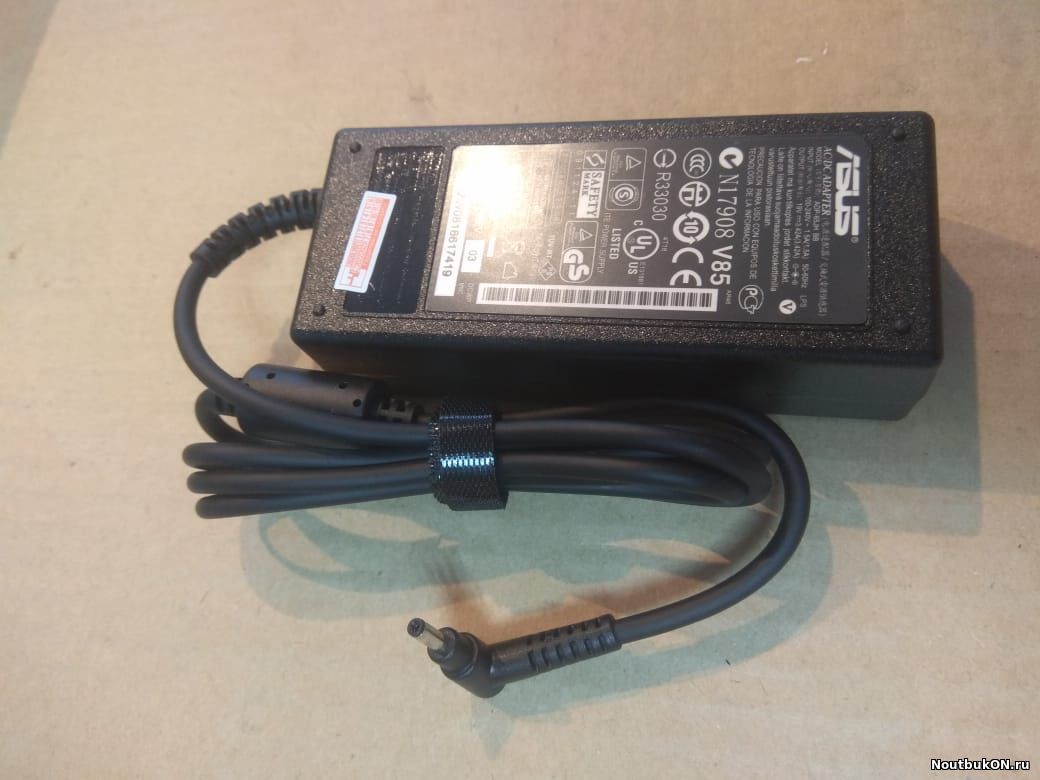 Зарядное устройство Asus 19V 3.42A Разъем: круглый, 3.0*1.1 mm