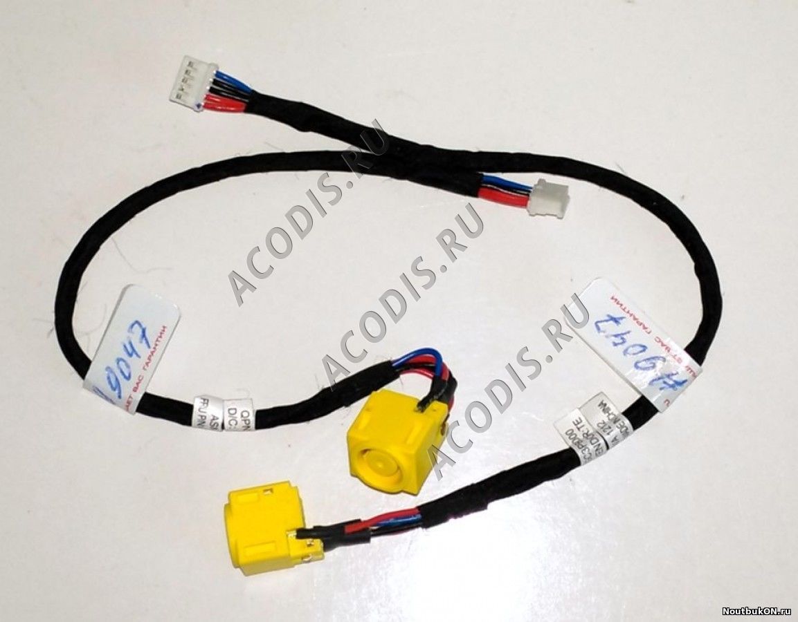 Разъем питания для Lenovo ThinkPad Edge 15 Edge E50 SL510 L510 L512 L510, L512, SL510, SL520 DD0GC3PB000 45M2863 KPI33278 немного короче оригинала