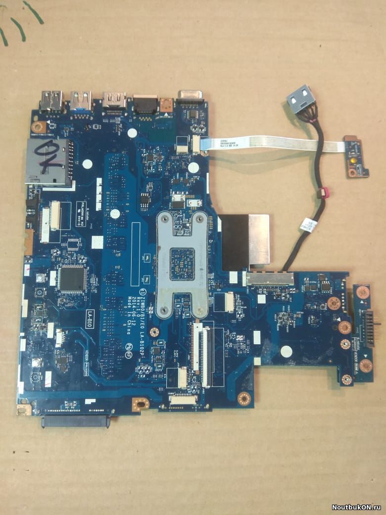 Материнская плата для ноутбука Lenovo Ideapad B50-30 ZIWB0/B1/E0 LA-B102P REV 1.0 B50-30, B50-45, B50-70 INTEL Celeron N2840
