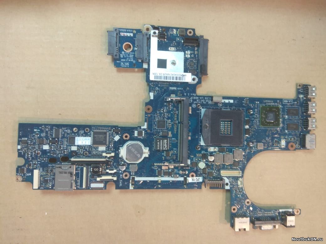 Материнская плата для ноутбука HP Probook 6460B, 6445B, 6550B, 6555B, 6440B, 6540B intel LA-4891P REV:1.0 593839-001 KEL00 НЕРАБОЧАЯ ВИДЕОЧИП ПОД ЗАМЕНУ