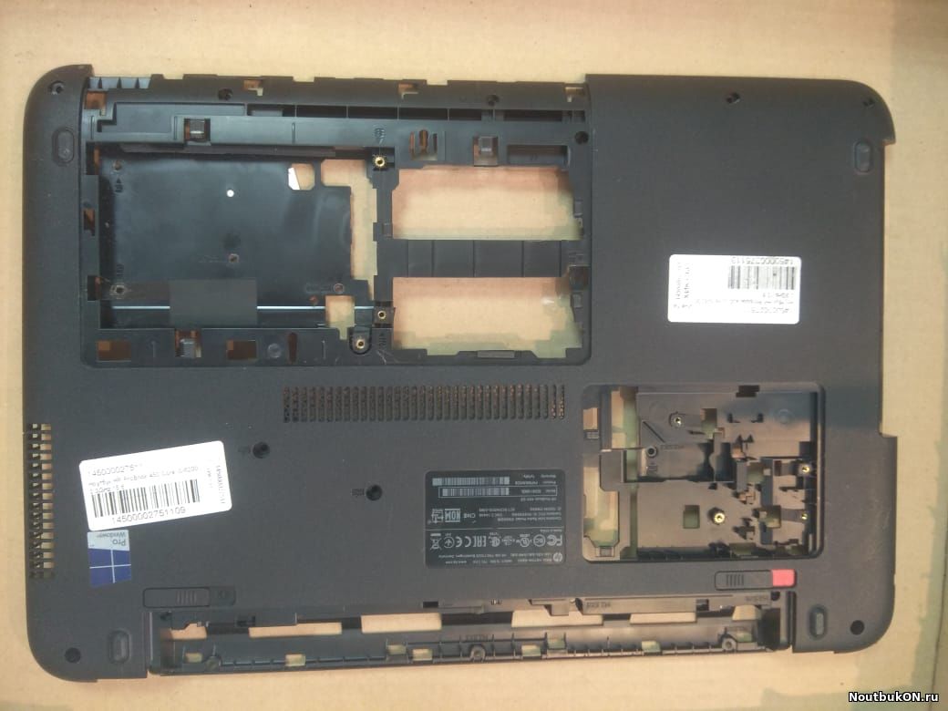 Часть корпуса ПОДДОН НИЖНЯЯ ЧАСТЬ КОРЫТО для ноутбука HP ProBook 450 G3, 455 G3 EAX6300101A 15WWR4CW603 W4P45EA