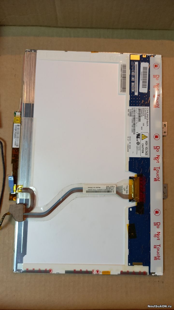 Матрица для ноутбука 15.4 30pin CCFL 1280*800 Glade CLAA154WB04 С НОУТБУКА DELL INSPIRON 1501 VOSTRO 1000