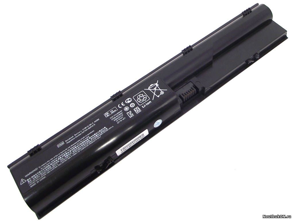 Аккумулятор для ноутбука HP ProBook 4330s, 4331s, 4430s, 4431s, 4435s, 4436s, 4440s, 4441s, 4446s, 4530s, 4535s, 4540s, 4545s, 5200mAh, 10.8V HSTNN-LB2R степень изношенности 33Wh из 47Wh номинальных
