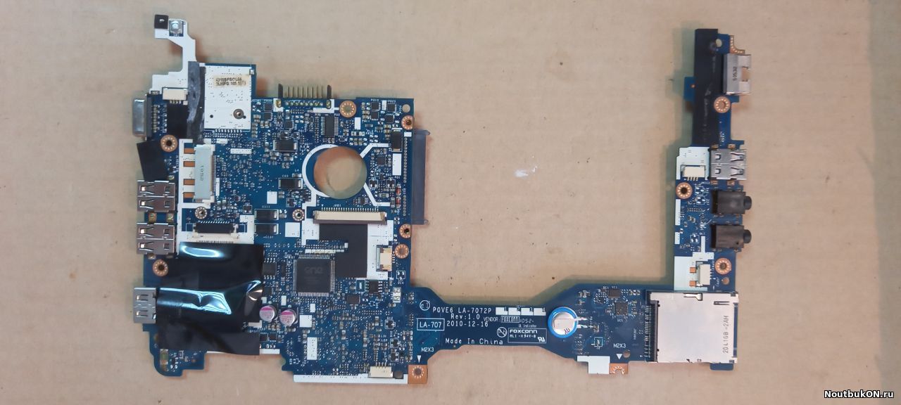 Материнская плата для ноутбука Acer One 522 AMD C50 1.0 Ghz POVE6 LA-7072P