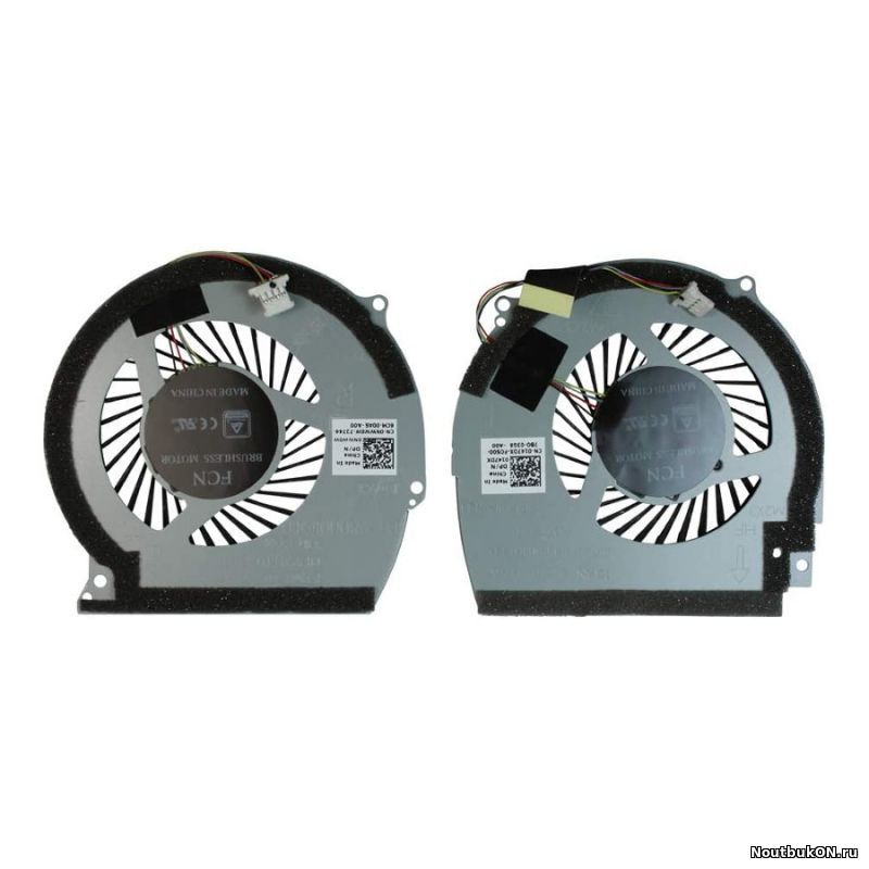 Вентилятор для Dell Inspiron 15R 7000 7566 7567, 0NWW0W DC28000IMF0, пара ЛЕВЫЙ ПРАВЫЙ CPU GPU , 4+4 pin p65f