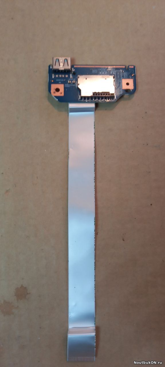 Плата USB разъема cardreader с шлейфом для HP 17-BS, 17-AK 448.0C701.0011 450.0C701.0021 4550C7020001