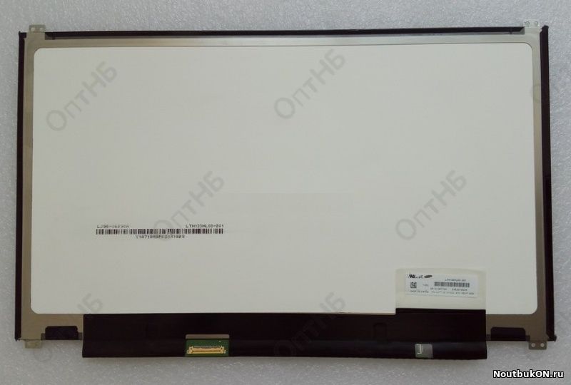 Матрица 13.3", 1920x1080, LED, 30 pins EDP, SLIM, уши вверх/вниз, Матовая, IPS, разъем слева, P/N: N133HSE-EA3, LTN133HL03-201 B133HAN02.1