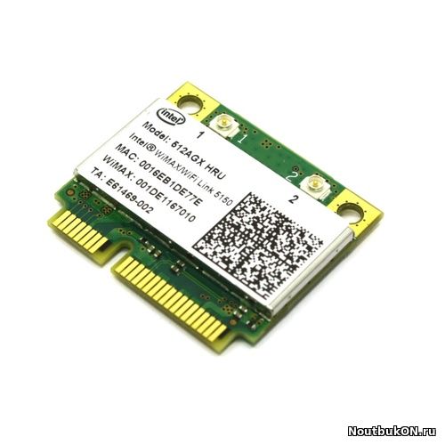 Модуль Wi-Fi Intel 512AGX HRU Intel® WiMAX/WiFi Link 5150.