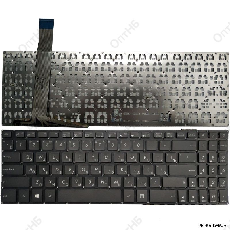 Клавиатура для ноутбука Asus X570Z, FX570ZD, FX570U, FX570UD, FX570D, FX570DD F570 черная