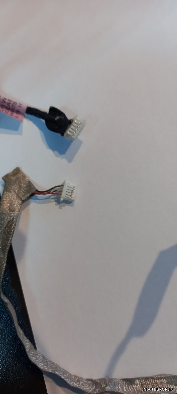 Шлейф веб-камеры для ноутбука DNS W370 6-43-W37ST-010 CLEVO CCD CABLE 6 pin