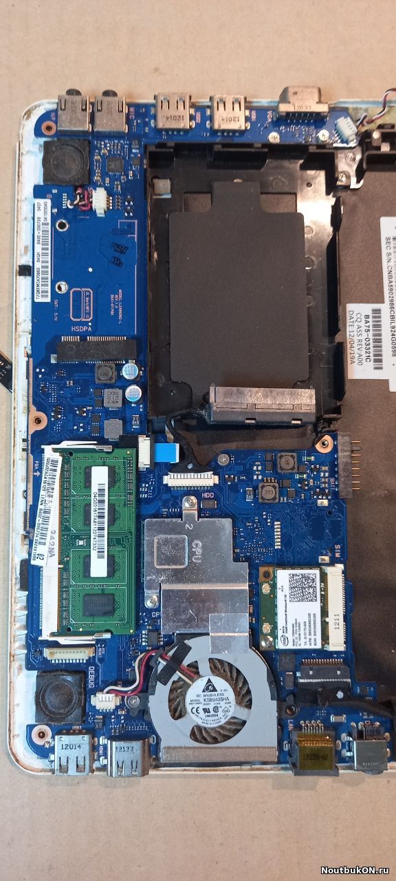 Материнская плата для нетбука Samsung NC110 (LENNON2-L- REV:1.0 BA41-01748) with CPU Intel Atom N2600 DDR3