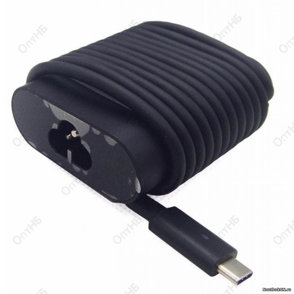 Блок питания Dell Type-C разъем, 45W (20V, 2.25A) без сетевого кабеля, ORG (4 generation type)