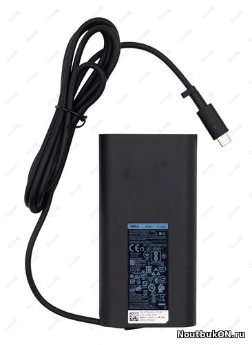 Блок питания Dell Type-C разъем, 90W (20V, 4.5A) без сетевого кабеля, ORG (4 generation type)