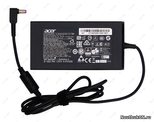 Блок питания Acer 5.5x1.7мм, 135W (19V, 7.1A) без сетевого кабеля, ORG (new type)