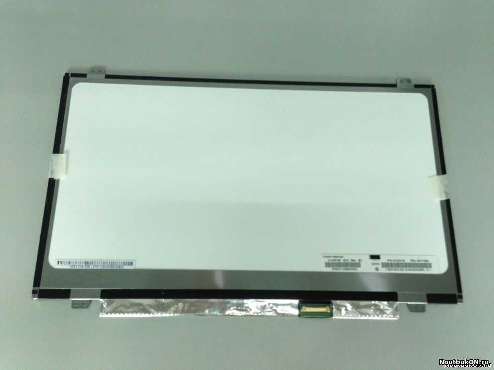 Матрица для ноутбука 14,0 SLIM LED 30 pin EDP (узкий) N140BGE-E33, N140BGE-EA3 B140XTN02.1 1366x768, матовая , крепеж сверху снизу аналог nt140whm-n41 n140bga-ea3 ГЛЯНЕЦ ЕСТЬ НЕБОЛЬШИЕ ЗАЕРТОСТИ ОТ К