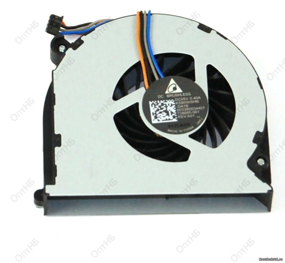 Вентилятор (кулер) для ноутбука HP Probook 640 G1, 645 G1, 650 G1, 655 G1, 4 pins Совместимые партномера: DFS501105PR0T KSB0505HB-DA1B 6033B0034401 738685-001