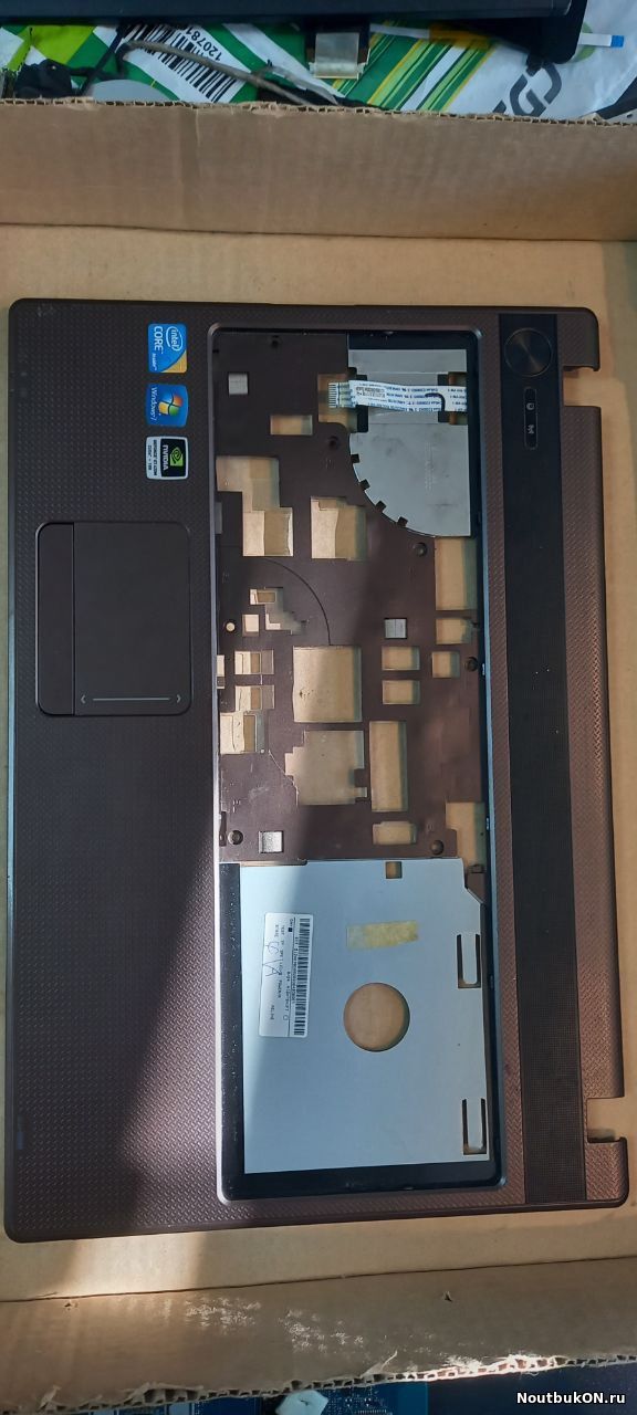 Часть корпуса только ТОП-КЕЙС Acer Aspire 5742 PackardBell TK81 AP0FQ000500 Acer Aspire 5552G AP0FO000800 коричневый