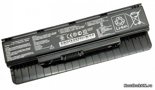 Аккумулятор для Asus N551, N751, G551, GL771, (A32N1405), 58Wh, 5200mAh, 11.1V, OEM