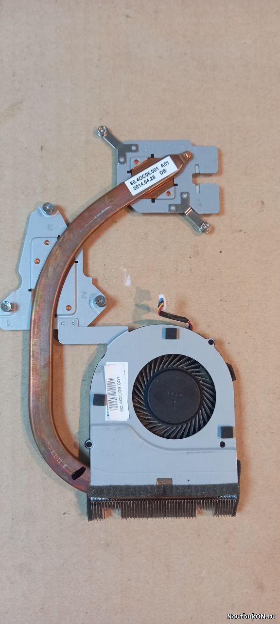 Радиатор без вентилятора для ноутбука Acer E1-410 E1-470 E1-432 E1-472 E1-432P E1-472P 60.4oc06.001 60.4oc09.001