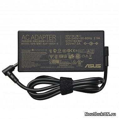 Блок питания Asus 6.0x3.7мм, 150W (20V, 7.5A) без сетевого кабеля, ORG (прямоугольный)