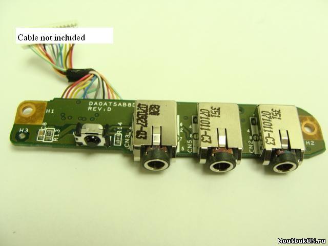 Плата audio разъемов для ноутбука HP Pavilion DV9000 Series DA0AT5AB8D0