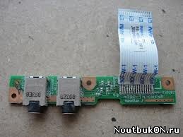 Плата AUDIO разъемов для ноутбука HP PRESARIO CQ60 554h502001g