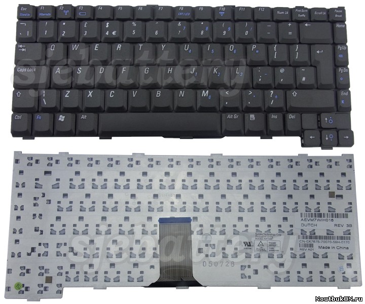 Клавиатура для ноутбука Dell Inspiron 1200, 2100, 2200, Latitude 100L, 110L PP103 NSK-D600R 9J.N7682.00R RU 0D8883, V-0114DDAS1, 9J.N7682.001 NSK-D6001, D8883