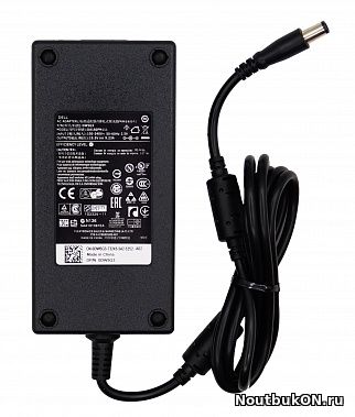 Блок питания Dell 7.4x5.0мм, 180W (19.5V, 9.23A) без сетевого кабеля, ORG (slim type) HA180PM180