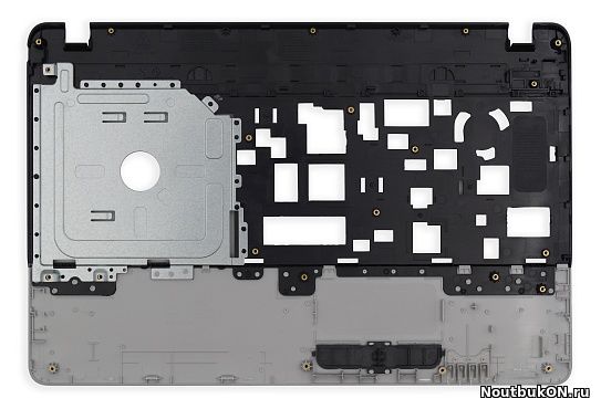 Топкейс (Cover C) для ноутбука Acer Aspire E1-521, E1-531, E1-571, E1-521G, E1-571G, серебряный, OEM Q5WTC AP0PI000300 FA0PI000500