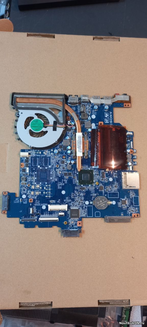 Материнская плата для ноутбука Sony SVF152 DA0HK9MB6D0 (Intel Pentium 2117U) BD82HM70 хаб Intel REV: D Quanta HK9 DA0HK9MB6D0 ВИДЕО интегрированое