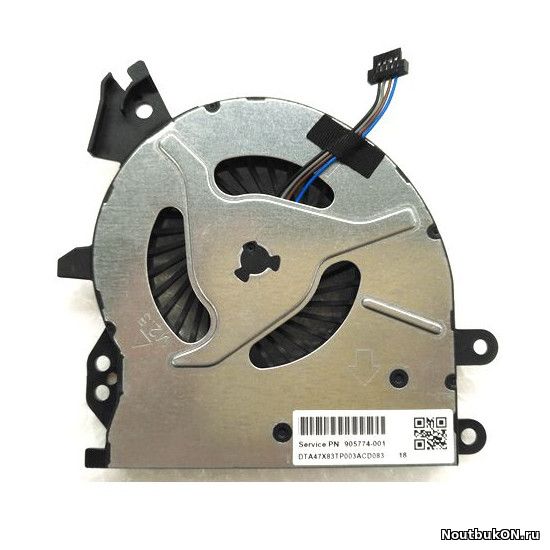 Вентилятор (кулер) для ноутбука HP ProBook 450 455 G4 905774-001 NS65B00-15M23 905774-001 NS65B00-15M23 45X83HSTP10 910976-001