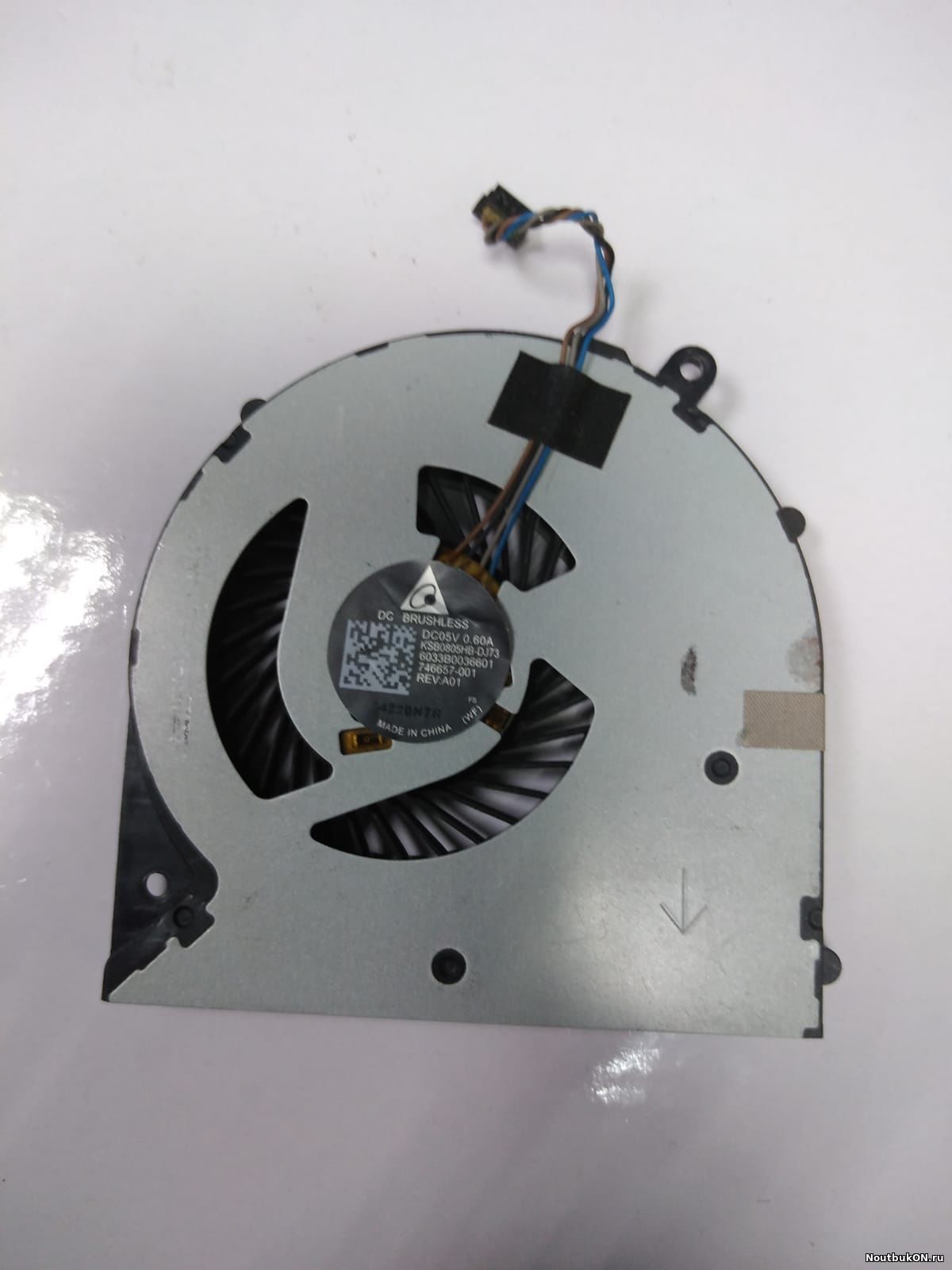 Вентилятор для ноутбука HP 340 G1, 340 G2, 350 G1 KSB0805HB-DJ73, 746657-001, 6033B0036601