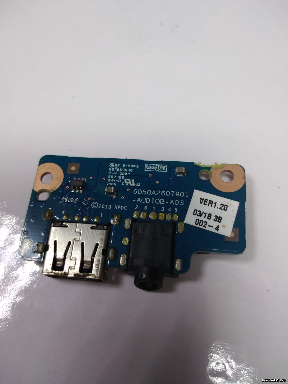 Для HP 350 G1 355 G2 ноутбук Usb аудио плата 6050A2607901-audiob-A03