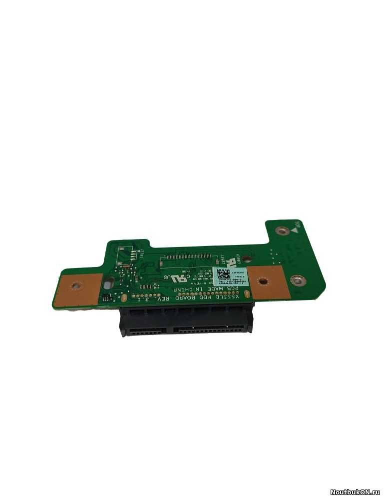 Плата hdd подключения жесткого диска для ноутбука Asus X555L, X555LN, K555L, K555LN X555, X555SJ, X555LD hdd BOARD REV.3.1 60NB0620-HD1110 69N0R7C11B00-01 без шлейфа