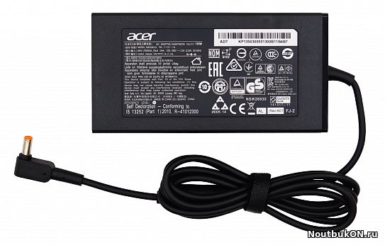 Блок питания ASUS 5.5x2.5мм, 135W (19V, 7.1A) без сетевого кабеля, ORG надпись на блоке "Acer"