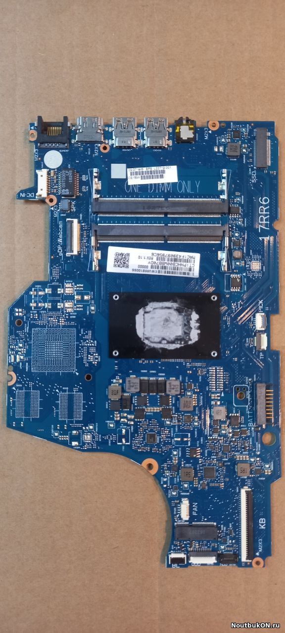 Материнская плата HP 17-ca 17-by 17RR6 (dumbledo-6050a2983001-mb-a01 нерабочая состояние не известно скорее всего мертвый проц продается как донор или под восстановление снят мультиконтроллер