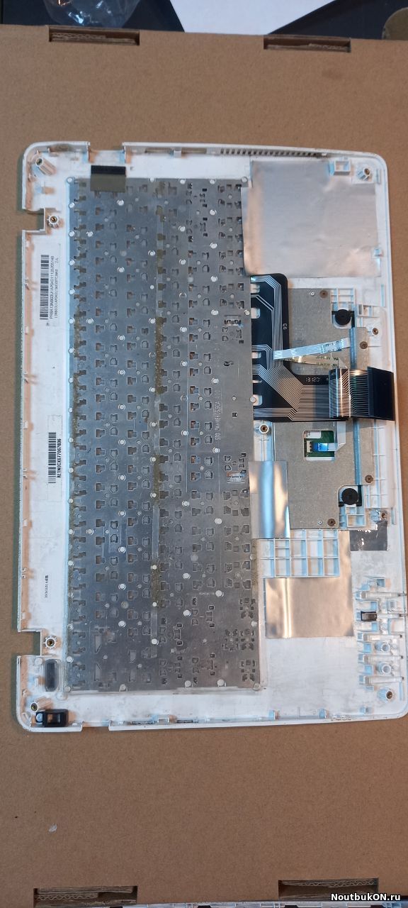 Топкейс с клавиатурой и тачпадом для ноутбука ASUS X200M X200MAX200C 13nb03u2 клавиатура не рабочая топ-кейс полностью целый белого цвета