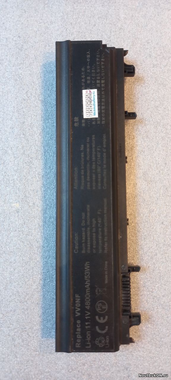 Аккумулятор для Dell Latitude E5440, E5540, (VVONF), 58Wh, 5200mAh, 11.1V, T54F3 E5440 E5540 VVONF E5450 E5470 E5550 E5570