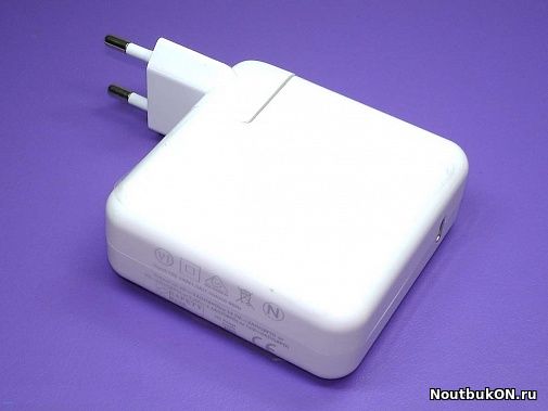 Блок питания Apple USB-C, 61W для A1718 (20.3V-3A, 5.2V-2.4A, MNF72LL/A), без USB-C кабеля, ORG