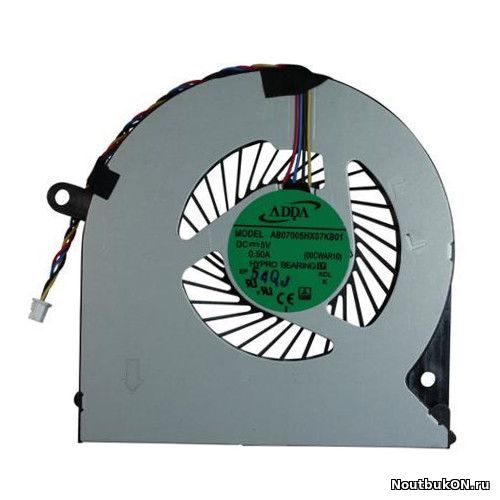 Вентилятор для Toshiba Satellite C70D-C Toshiba Satellite C70D-C, C75D-C (AB07005HX07KB01 00CWAR10 DFS2000050COT FGFQ H000081470 13N0-DQA0K02 AB07005HX07KB01, 4 pin)