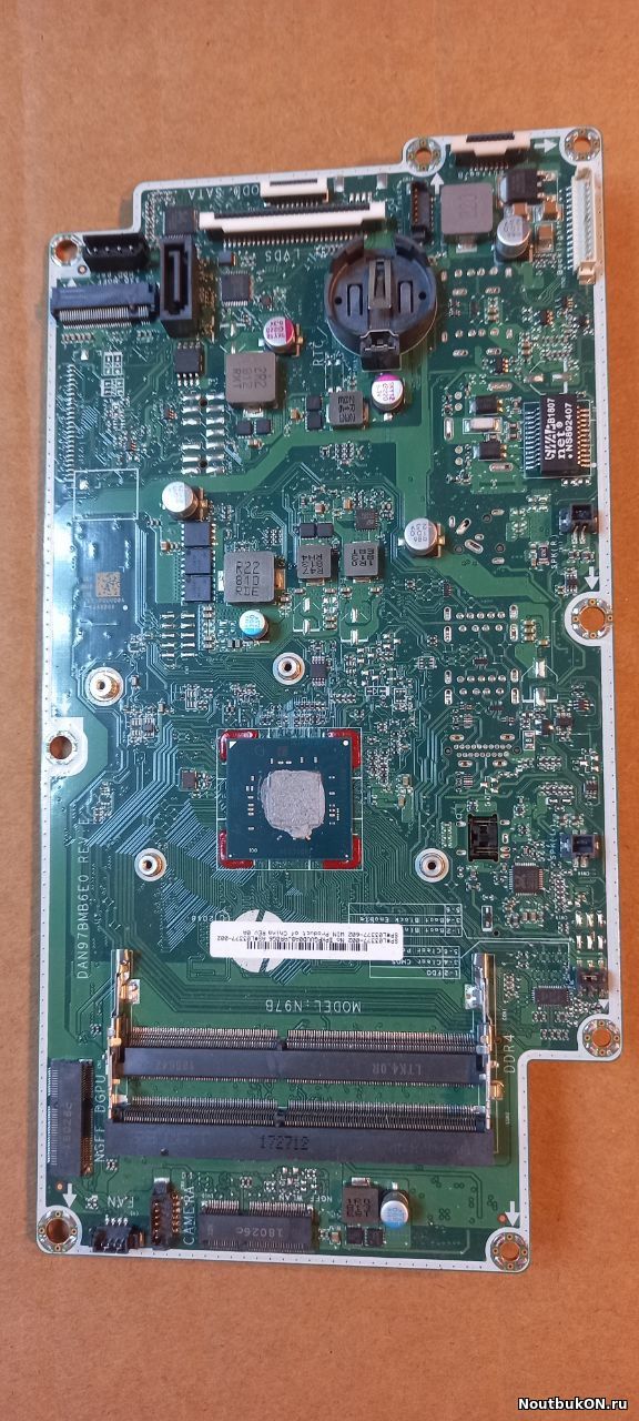 Материнская плата для HP Pavilion 22-C 24-F 22-C model: N97B DAN97BMB6E0 L03377-001 состояние не известно скорее всего дохлый проц продается как есть без гарантии как донор или под восстановление