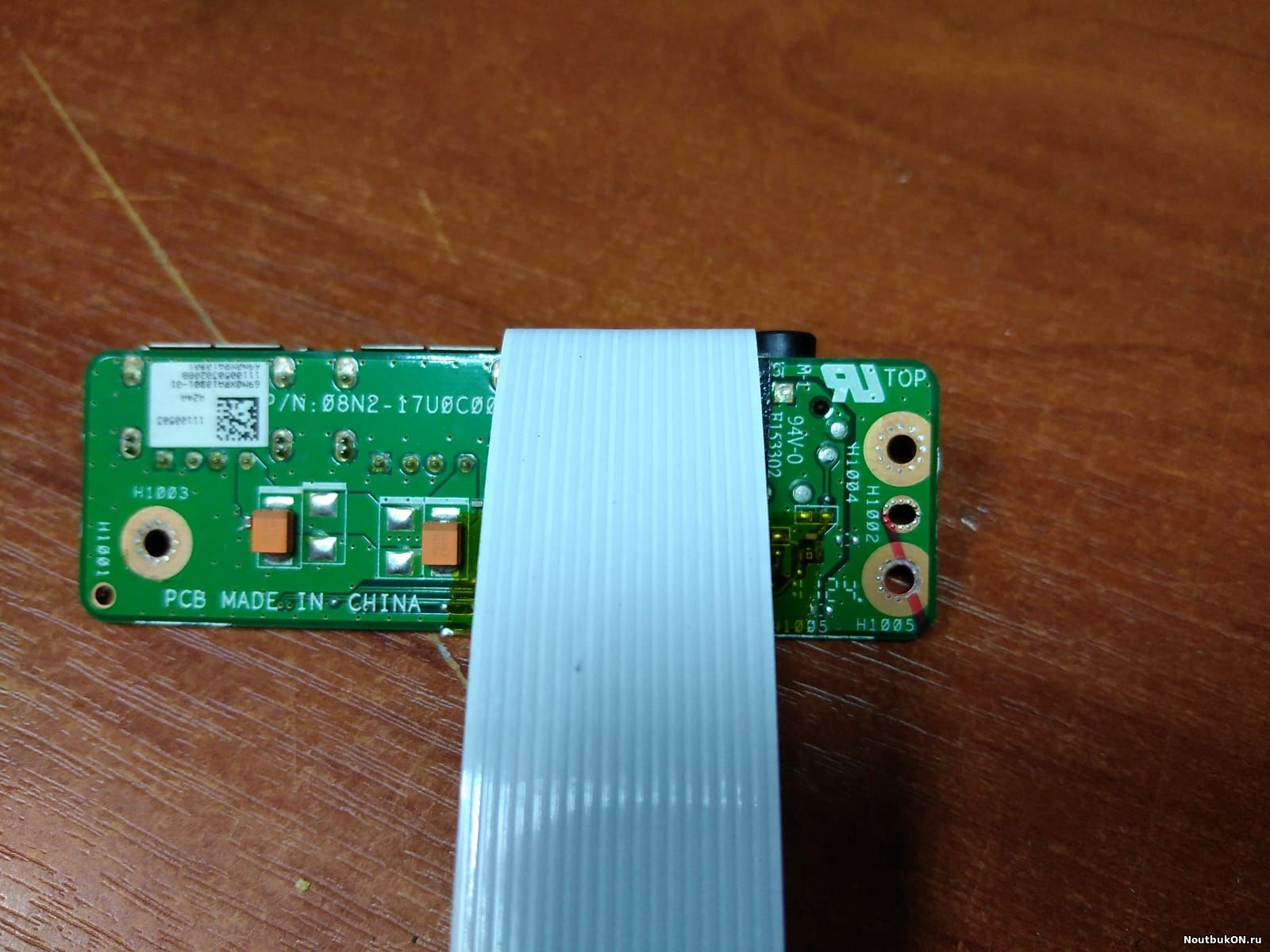 Плата p/n 08n2-17u0c00 с разъемами USB, Audio для DNS 0145710, 0133240, 0145712, 0142776, a24he, a24hb.