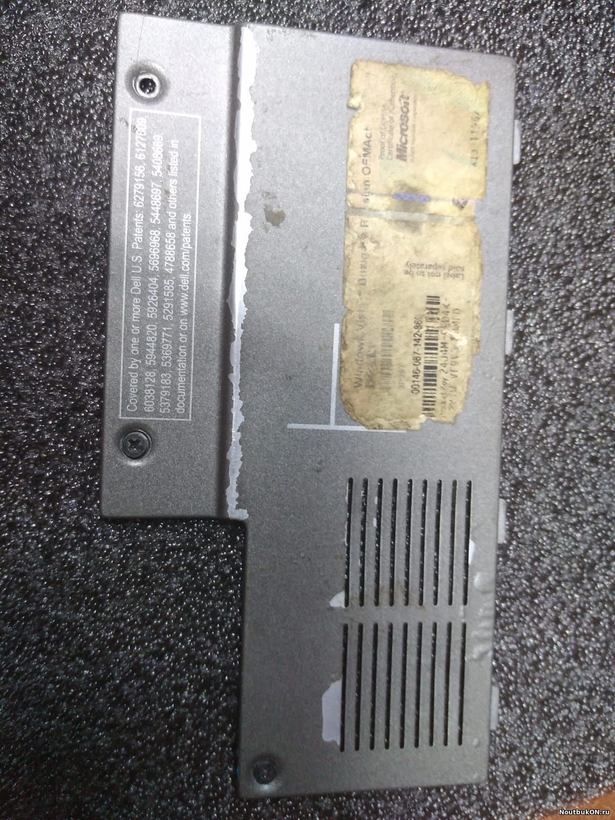 Dell Latitude D430 D420 крышка оперативной памяти AM00B000600