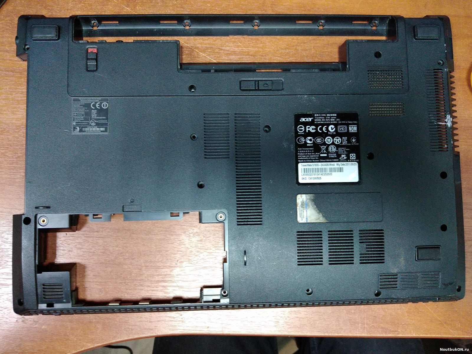 Поддон ACER TRAVELMATE 5760G