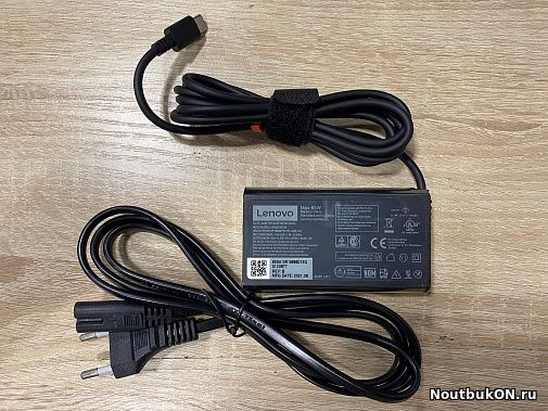 Блок питания Lenovo Type-C, 65W (5V,9V,15V/3A, 20V/3.25A) с сетевым кабелем, ORG (New type)