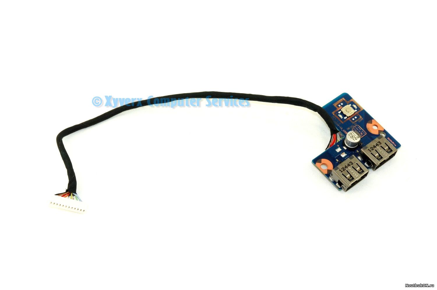Плата USB кнопка включения для ноутбука Samsung NP550P5C BA92-09761A С СОЕДИНИТЕЛЬНЫМ КАБЕЛЕМ