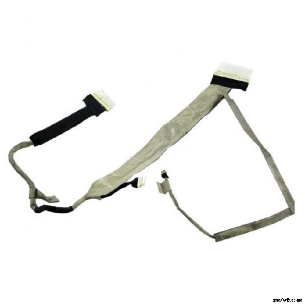Шлейф матрицы для Toshiba Satellite L500, L505, L505D (DC02000S800, 7401515, с камерой, CCFL) Шлейф для ноутбука Toshiba L500 L500D L505 L505D CCFL 30 pin ДЛЯ ЛАМПОВЫХ МАТРИЦ