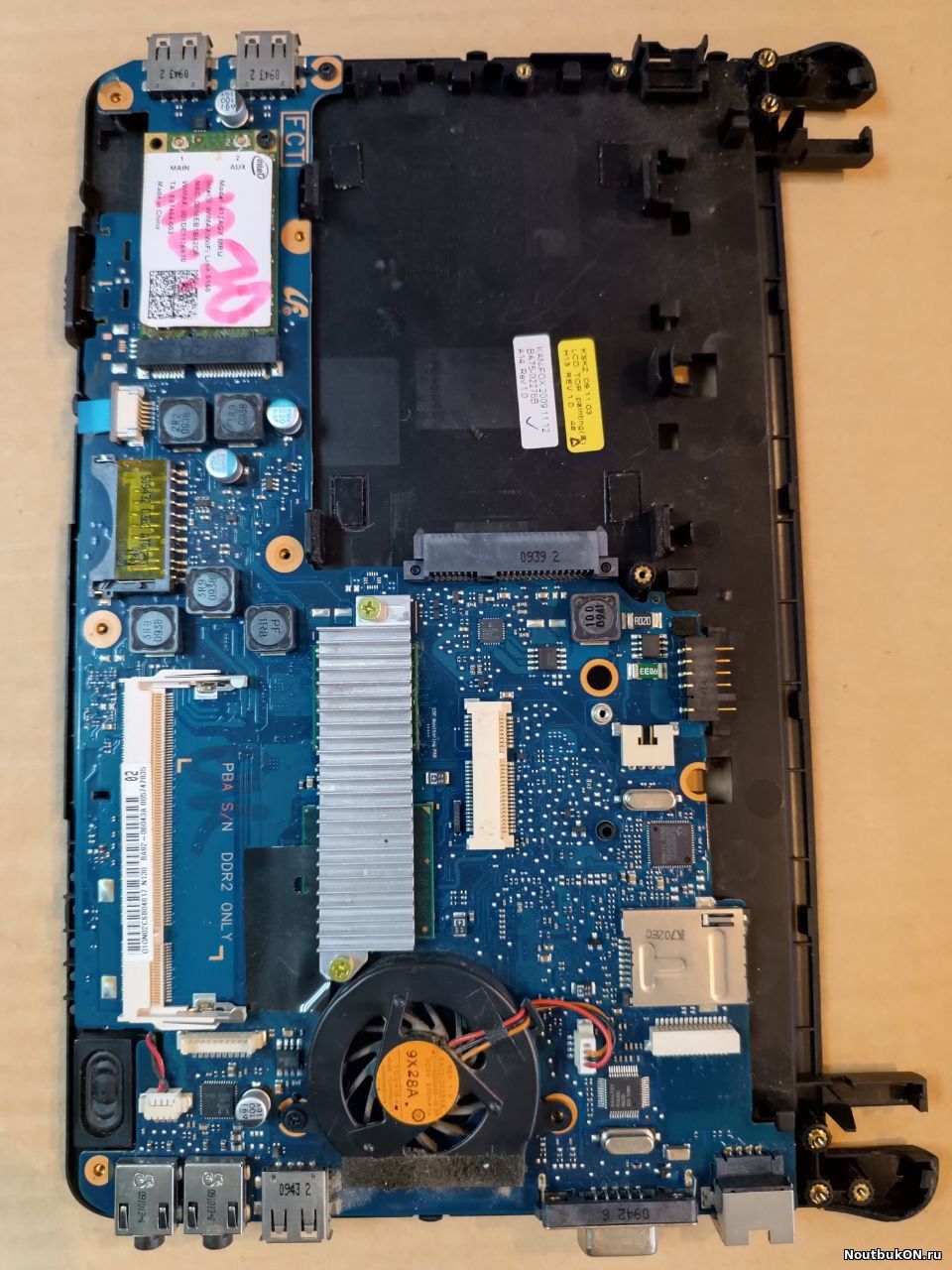 Материнская плата для ноутбука SAMSUNG N130 N140 BA41-01124A / BA92-06043A / BA92-06043B BA41-01123A/22A/24A DDR2 Intel Atom N270