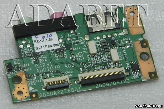 Плата USB И AUDIO РАЗЪЕМОВ для ноутбука Acer TravelMate TM8371 8371 8331 8331G BAP31 6050A2276801