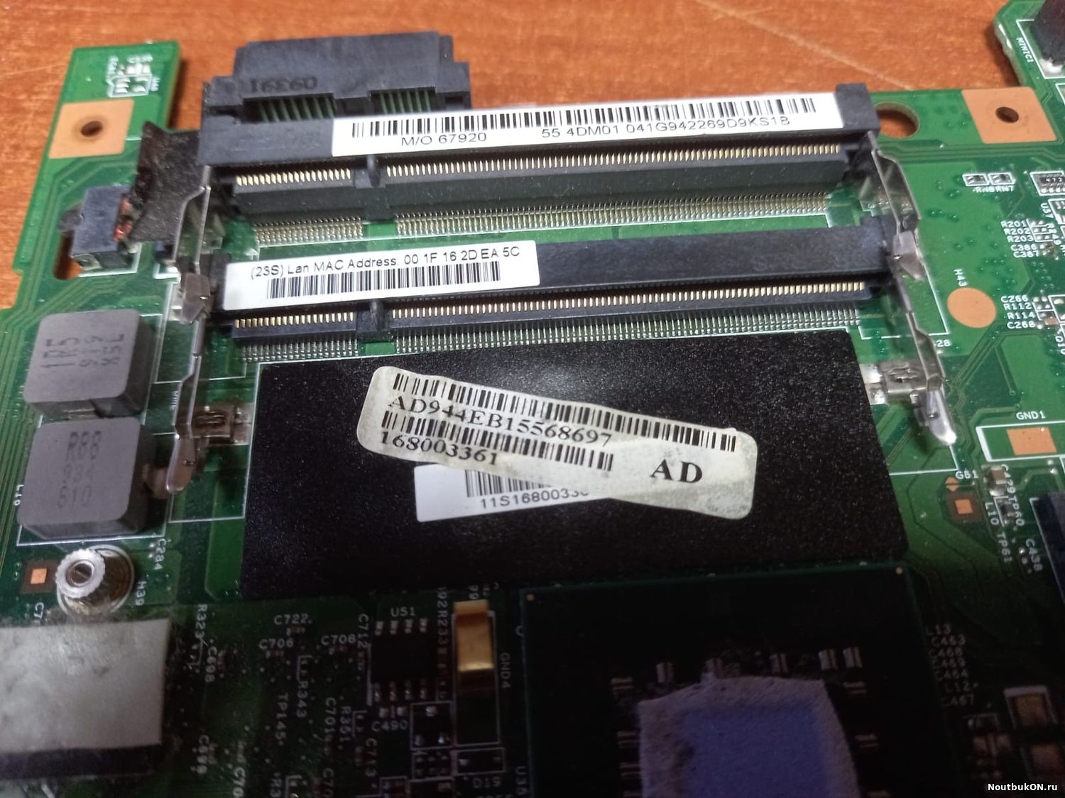 Материнская плата для ноутбука Lenovo B450 LA14_DIS MB 48.4DM01.011 РАБОЧАЯ
